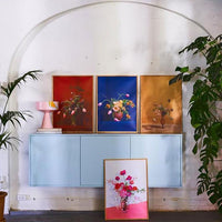 SET BLOMST · BLUE, RED & OCHRE