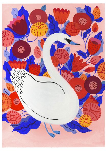 WHITE SWAN